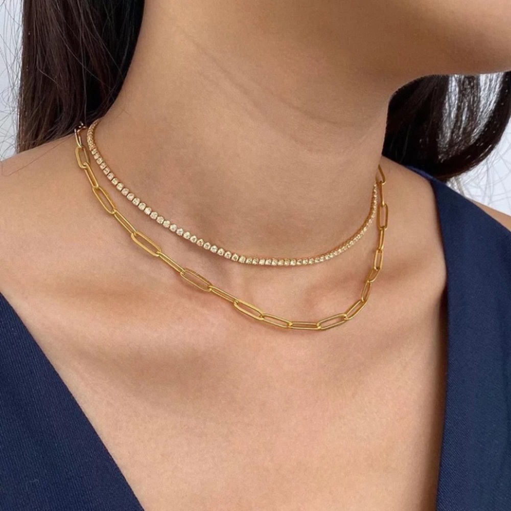 💍Gold Plated Chain Necklace💍 - Picture 4 of 4